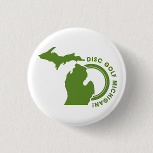 Chapa Redonda De 2,5 Cm Pernos de Michigan del golf del disco mini