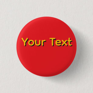Chapa Redonda De 2,5 Cm Personaliza tu texto