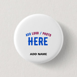 CHAPA REDONDA DE 2,5 CM PERSONALIZABLE MODERNO ESTILO BLANCO VERIFICADO MA