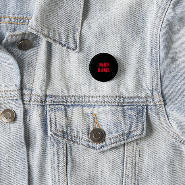 Chapa Redonda De 2,5 Cm Personalizado Band Merch (In situ)
