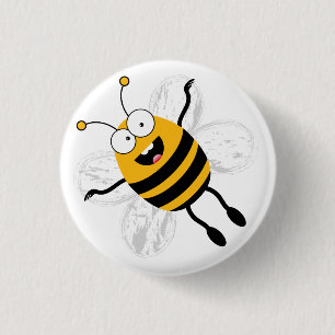 Chapa Redonda De 2,5 Cm Personalizado Bee