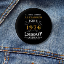 Personalizado Cumpleaños 50 Nacido 1976 Vintage Ne