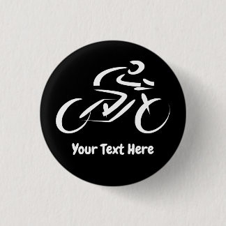 Chapa Redonda De 2,5 Cm Personalizado de ciclismo ciclista