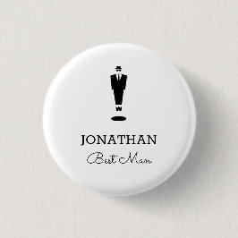 Chapa Redonda De 2,5 Cm Personalizado de la fiesta de bodas de regalo para