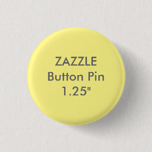 Chapa Redonda De 2,5 Cm Personalizado en blanco de Zazzle 1 1/4" Pin del