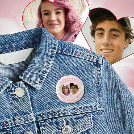 Chapa Redonda De 2,5 Cm Personalizado lindo San Valentín