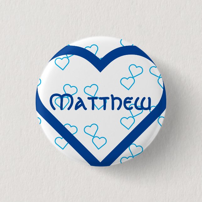 Chapa Redonda De 2,5 Cm Personalizado nombre del bebé 3 cm placa redonda (Anverso)