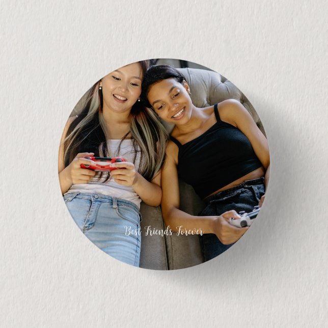Chapa Redonda De 2,5 Cm Personalizado Personalizado de fotos a los mejores (Anverso)