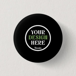 Chapa Redonda De 2,5 Cm personalizado, único, elegante y minimalista