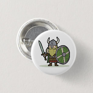 Chapa Redonda De 2,5 Cm Personalizado Viking Botton Pin