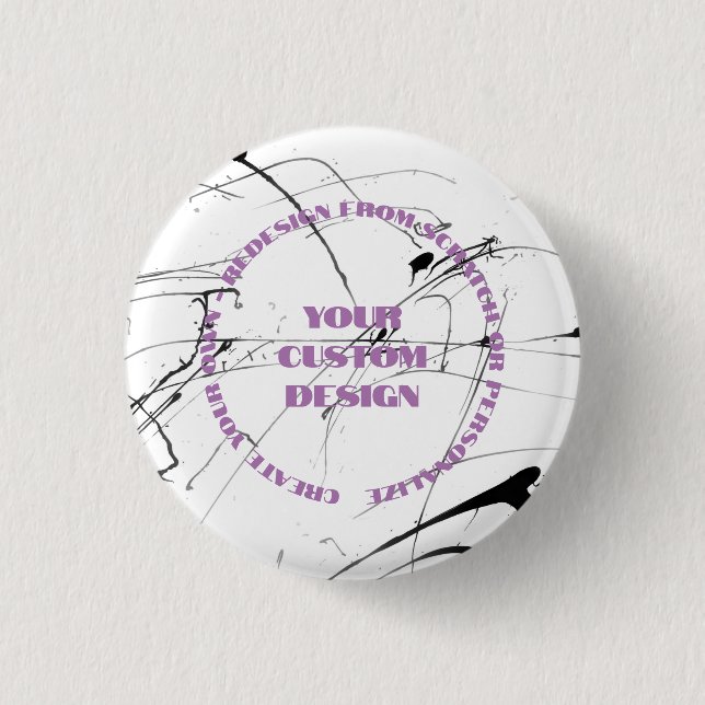 Chapa Redonda De 2,5 Cm Personalizar o rediseñar completamente desde Scrat (Anverso)