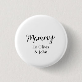 Chapa Redonda De 2,5 Cm Personalized Mommy 