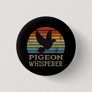 Chapa Redonda De 2,5 Cm Pigeon - Pigeon Whisper