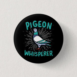Chapa Redonda De 2,5 Cm Pigeon - Pigeon Whisperer