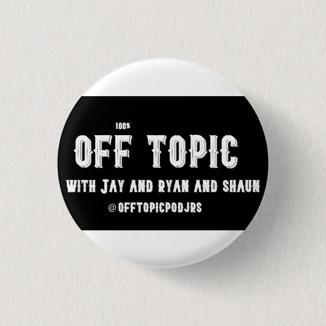 Chapa Redonda De 2,5 Cm Pin (Anverso)