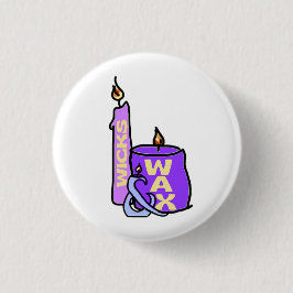 Chapa Redonda De 2,5 Cm Pin colectivo de Wicks y Wax