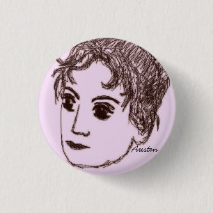 Chapa Redonda De 2,5 Cm Pin de Jane Austen