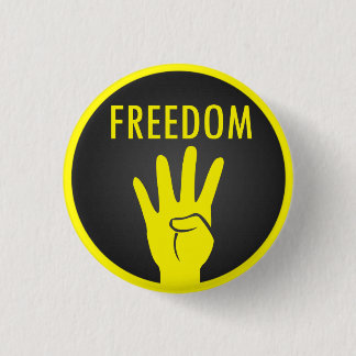 Chapa Redonda De 2,5 Cm ¡Pin de la libertad de Rabaa!! ¡#FreeEgypt del