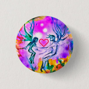CHAPA REDONDA DE 2,5 CM PIN DE LOS FAERIES DEL AMOR PEQUEÑO