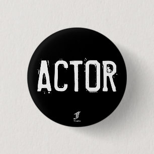 Chapa Redonda De 2,5 Cm Pin del ACTOR