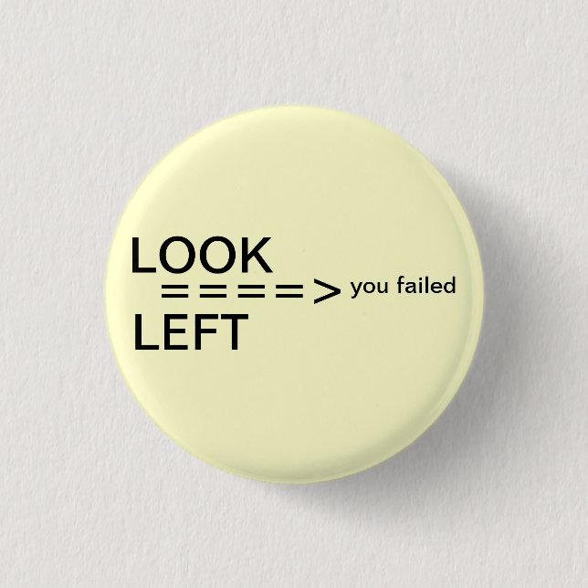 Chapa Redonda De 2,5 Cm Pin divertido (Anverso)