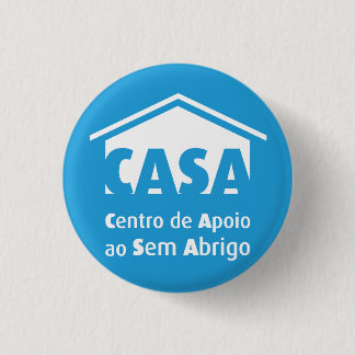 Chapa Redonda De 2,5 Cm Pin do CASA