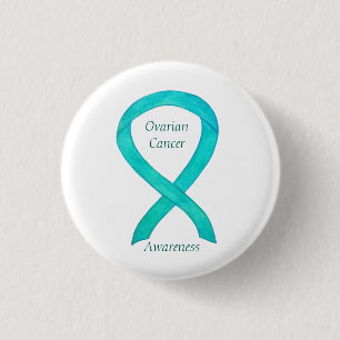 Chapa Redonda De 2,5 Cm Pin Personalizado Cinta de Conciencia Verde azulad