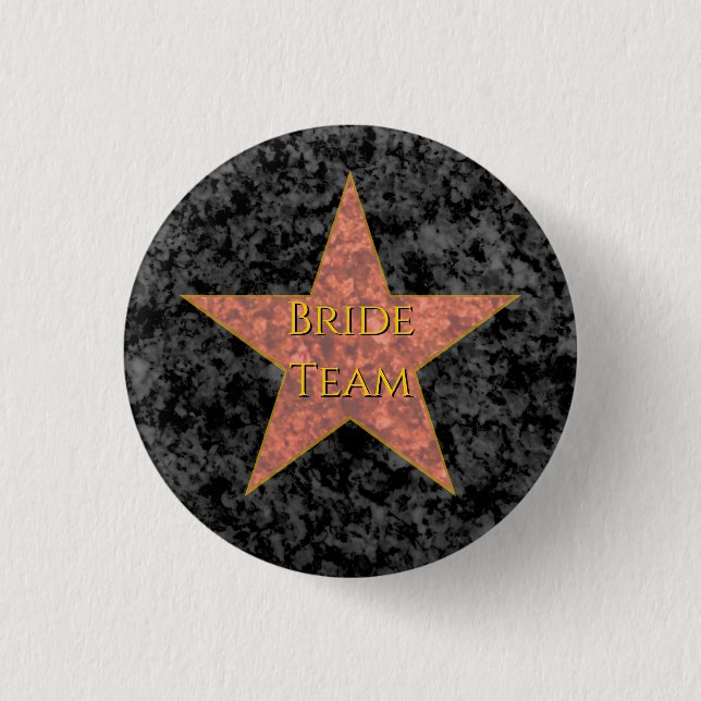 Chapa Redonda De 2,5 Cm pin personalizado de Hollywood Star (Anverso)