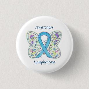 Chapa Redonda De 2,5 Cm Pin Personalizado de mariposa de la cinta de opcio