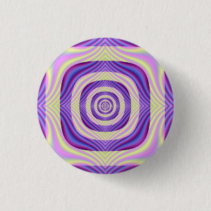 Chapa Redonda De 2,5 Cm Pinback Square the Circle