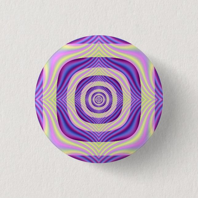 Chapa Redonda De 2,5 Cm Pinback Square the Circle (Anverso)