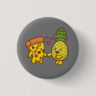 Chapa Redonda De 2,5 Cm Pineapple Pizza Pin