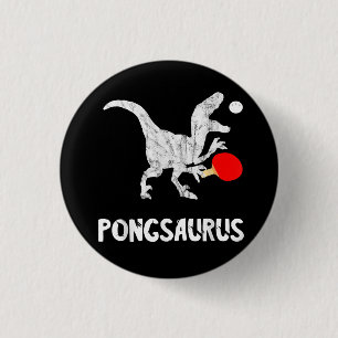 Chapa Redonda De 2,5 Cm Ping Pong Dinosaurios Pingpong Player Dino Table T