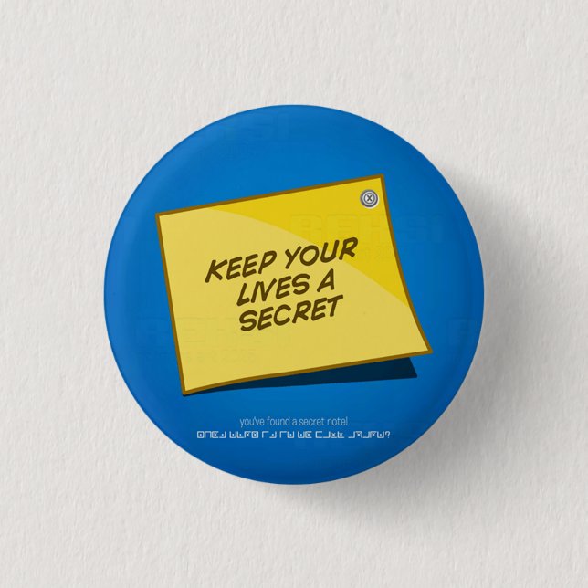 Chapa Redonda De 2,5 Cm Pingüino Club (Anverso)