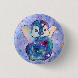 Chapa Redonda De 2,5 Cm Pingüino llamado Button