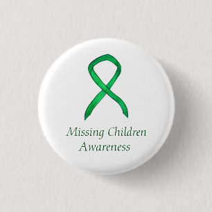 Chapa Redonda De 2,5 Cm Pins de cinta de opciones de conciencia verde para