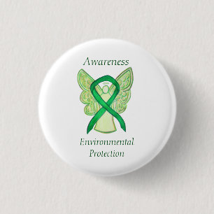 Chapa Redonda De 2,5 Cm Pins de cinta de opciones de protección ambiental