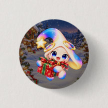 Pin's Zessi y su regalo - Colección Navidad