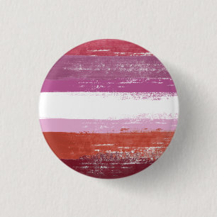 Chapa Redonda De 2,5 Cm Pintura de Orgullo Lésbico
