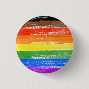 Chapa Redonda De 2,5 Cm Pintura de Orgullo LGBTQIA+