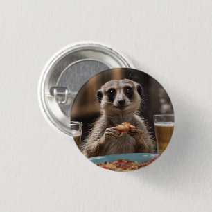 Chapa Redonda De 2,5 Cm "Pizza y pinturas: Una escapada perfecta para toma