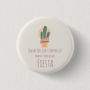 Chapa Redonda De 2,5 Cm Planta de cactus moderna en maceta Fiesta del arco