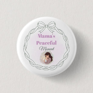 Chapa Redonda De 2,5 Cm Plato de papel para baby shower 'Momento Pacífico 