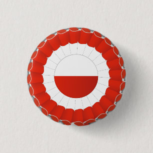Chapa Redonda De 2,5 Cm Polska Polaco Polonia Día de la Independencia Coti