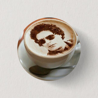 Chapa Redonda De 2,5 Cm Pottoun de Gaddafi