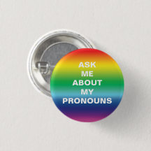 Pregúntame mis Pronouns Lgbtq Orgullo colores arco