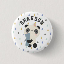 Primer cumpleaños de personalizable Cute Panda