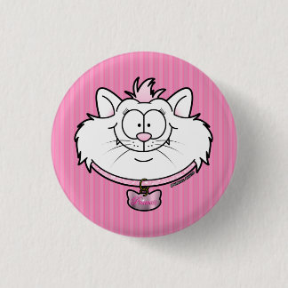 Chapa Redonda De 2,5 Cm Princesa Kitty Pink Sparkle Gráficos de Screwball