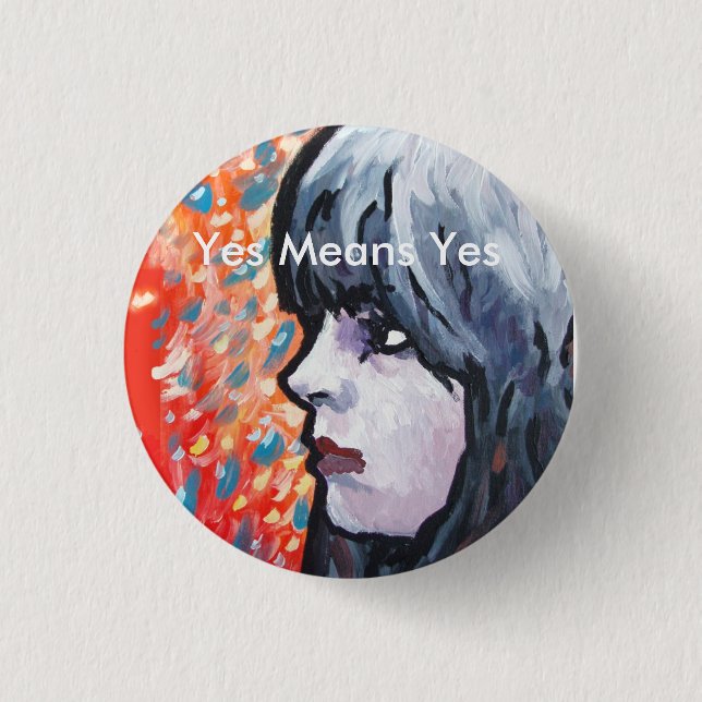 Chapa Redonda De 2,5 Cm Princesa oscura Button (Anverso)