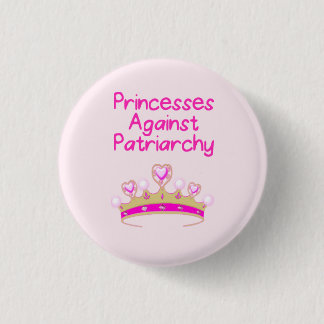 Chapa Redonda De 2,5 Cm Princesas Against Patriarchy